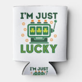 St Patricks Day Casino Slot Machine Lucky Blikjeskoeler (Voorkant)