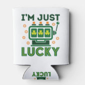 St Patricks Day Casino Slot Machine Lucky Blikjeskoeler (Achterkant)