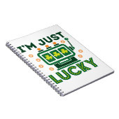 St Patricks Day Casino Slot Machine Lucky Notitieboek (Rechterzijde)