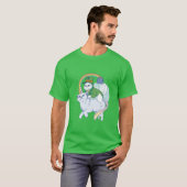 St. Patrick's Day Cat and Unicat T-Shirt (Voorkant volledig)
