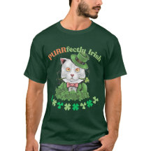 St. Patrick's Day Cat Fan Dierenarts