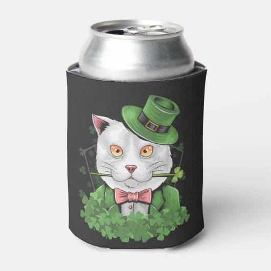 St. Patrick's Day Cat Koelbox Blikjeskoeler (Blikje Voorkant)