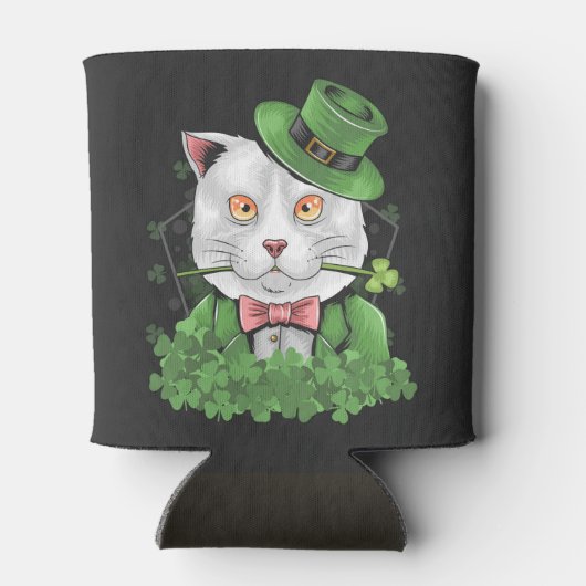 St. Patrick's Day Cat Koelbox Blikjeskoeler (Achterkant)
