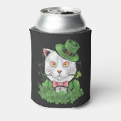 St. Patrick's Day Cat Koelbox Blikjeskoeler (Blikje Achterkant)