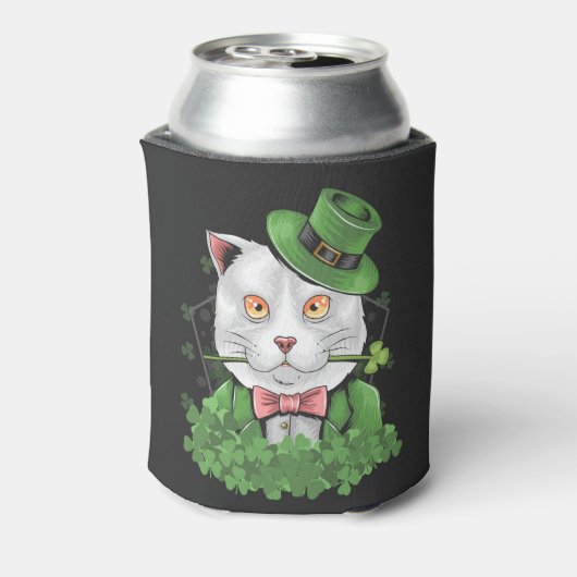 St. Patrick's Day Cat Koelbox Blikjeskoeler (Blikje Achterkant)