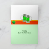 ST. PATRICK'S DAY CAT LEPRECHAUN PET IRISH BEERS KAART (Binnen)