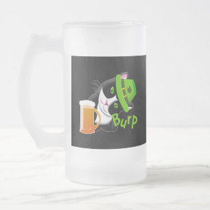 St. Patrick's Day Cat Matglas Bierpul