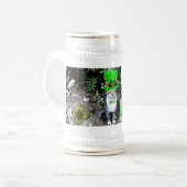 ST PATRICK'S DAY CAT MET GREEN IRISH BEER BIERPUL (Voorkant links)