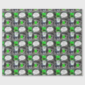 ST PATRICK'S DAY CAT MET GREEN IRISH BEER CADEAUPAPIER (Vlak)