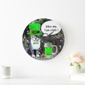 ST PATRICK'S DAY CAT MET GREEN IRISH BEER GROTE KLOK (Huis)
