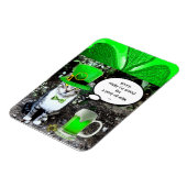ST PATRICK'S DAY CAT MET GREEN IRISH BEER MAGNEET (Linkerzijde)