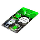 ST PATRICK'S DAY CAT MET GREEN IRISH BEER MAGNEET (Linkerzijde)