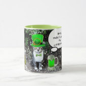 ST PATRICK'S DAY CAT MET GREEN IRISH BEER MOK (Midden)