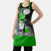 ST PATRICK'S DAY CAT MET GREEN IRISH BEER POSTE SCHORT (Insitu)