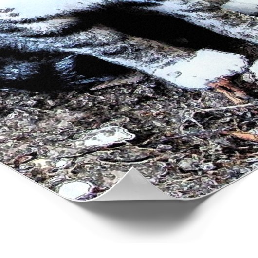 ST PATRICK'S DAY CAT MET GREEN IRISH BEER POSTER (Hoek)