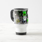 ST PATRICK'S DAY CAT MET GREEN IRISH BEER REISBEKER (Voorkant links)