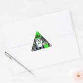 ST PATRICK'S DAY CAT MET GREEN IRISH BEER STICKER (Envelop)