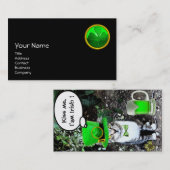 ST PATRICK'S DAY CAT MET GREEN IRISH BEER VISITEKAARTJE (Voorkant / Achterkant)