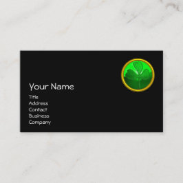 ST PATRICK'S DAY CAT MET GREEN IRISH BEER VISITEKAARTJE