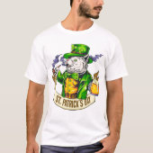 St. Patrick's Day Cat T-shirt (Voorkant)