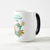 St. Patrick's Day Cat - Vakantie - Ontwerp Magische Mok (Voorkant rechts)
