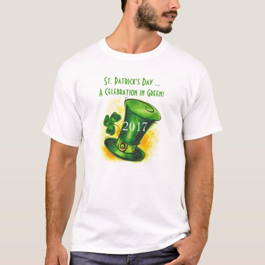 St. Patrick's Day ...Celebration in Green T-Shirt (Voorkant)