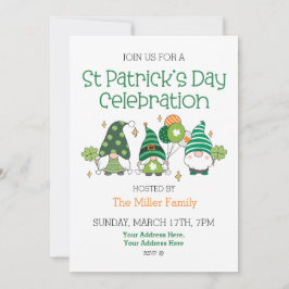 St Patricks Day Celebration Party Kaart