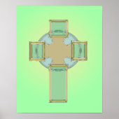 St. Patrick's Day Celtic Cross Poster (Voorkant)