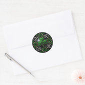 St. Patrick's Day Celtic knot design Ronde Sticker (Envelop)