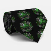 St. Patrick's Day Celtic knot design Stropdas (Opgerold)