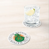 St Patricks Day Celtic Knot Party Ronde Kartonnen Onderzetter (Insitu)