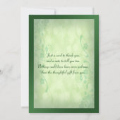 St. Patrick's Day Celtic Love Knot Hartelijk dank Bedankkaart (Achterkant)