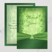St. Patrick's Day Celtic Love Knot Hartelijk dank Bedankkaart (Voorkant / Achterkant)