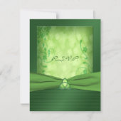 St. Patrick's Day Celtic Love Knot Reply Card RSVP Kaartje (Voorkant)