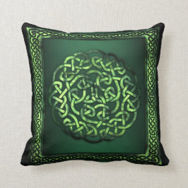 St. Patrick's Day - Celtic Pattern Round/SqFrame Kussen