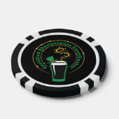 St Patricks Day Certified Shenanigans Luck Poker Chips (Enkel)