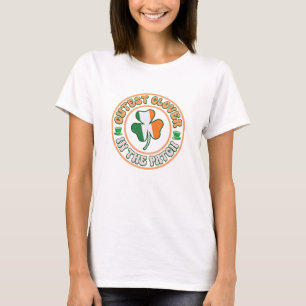 St. Patrick's Day Charm Schattigee Klaver in de Pa T-shirt
