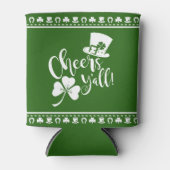 St Patricks Day | Cheers | Funny St Paddys Irish Blikjeskoeler (Voorkant)