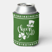 St Patricks Day | Cheers | Funny St Paddys Irish Blikjeskoeler (Blikje Achterkant)