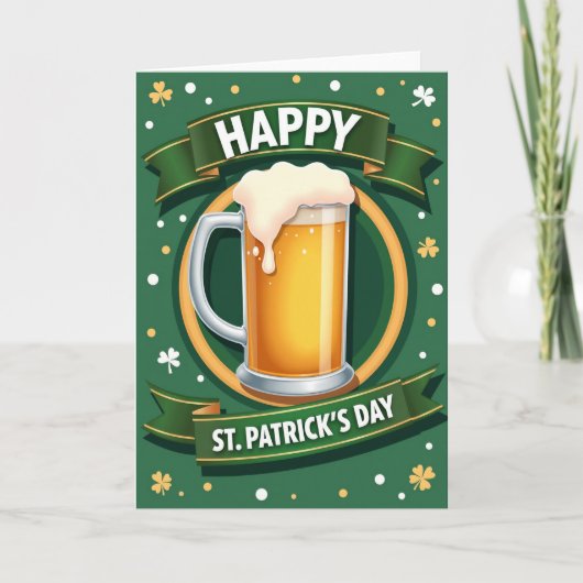 St. Patrick's Day Cheers Kaart (Voorkant)