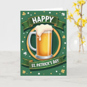 St. Patrick's Day Cheers Kaart (Gele Bloem)