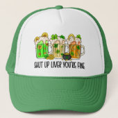 St. Patrick's Day Cheers Trucker Pet (Voorkant)