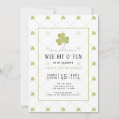 St. Patrick's Day Chic & Clean Green Verjaardag Kaart (Voorkant)