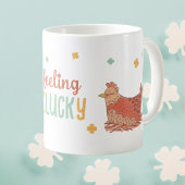 St. Patricks Day Chickens Funny Coffee Mok