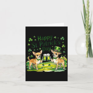 St. Patrick's Day Chihuahua hond Kaart