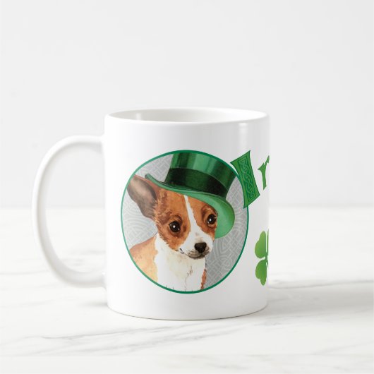 St. Patrick's Day Chihuahua Koffiemok (Links)