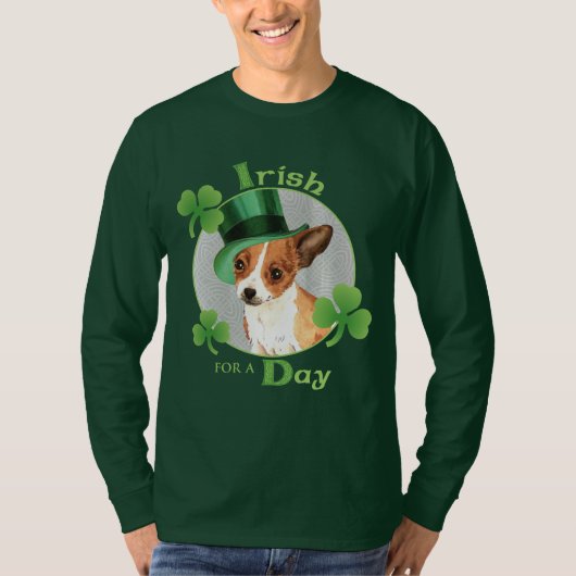 St. Patrick's Day Chihuahua T-shirt (Voorkant)
