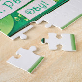 St. Patrick's Day Chihuahua's Legpuzzel (Zijkant)