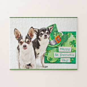 St. Patrick's Day Chihuahua's Legpuzzel