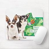 St. Patrick's Day Chihuahua's Muismat (Met muis)